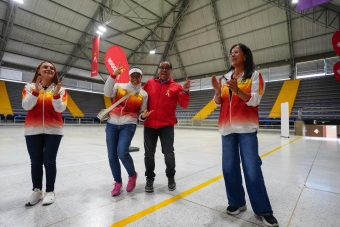 Los entrenadores del Equipo Bogotá tuvieron la celebración de su día en el Palacio de los Deportes