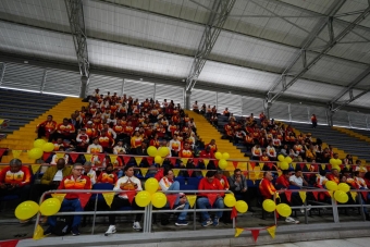 Los entrenadores del Equipo Bogotá tuvieron la celebración de su día en el Palacio de los Deportes