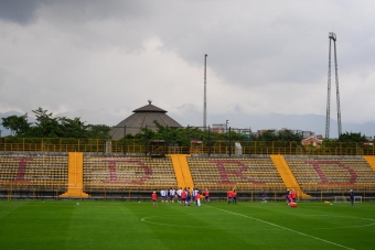 La Selección Colombia entrena en una de las mejores canchas del país