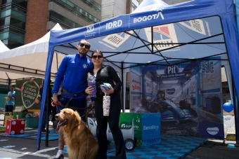 IDRD fortalece la Ciclovía de Bogotá con estaciones tipo “Pit Stop” para el bienestar de las mascotas