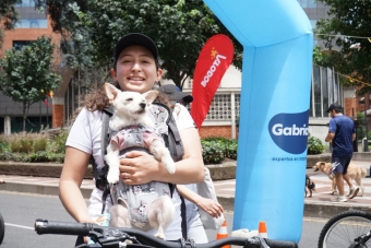 IDRD fortalece la Ciclovía de Bogotá con estaciones tipo “Pit Stop” para el bienestar de las mascotas