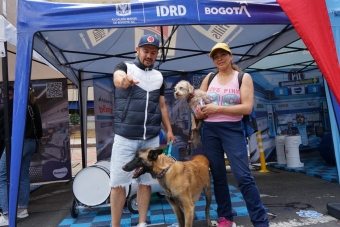 IDRD fortalece la Ciclovía de Bogotá con estaciones tipo “Pit Stop” para el bienestar de las mascotas