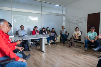Mesa de trabajo con las ligas deportivas