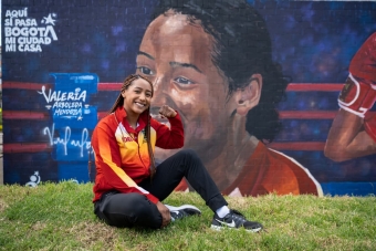 Bogotá rindió homenaje a Valeria Arboleda con un mural en el Parque Polideportivo Las Cruces