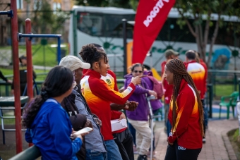 Bogotá rindió homenaje a Valeria Arboleda con un mural en el Parque Polideportivo Las Cruces