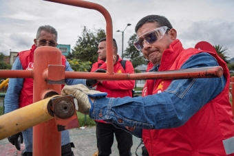 Ambulancia de parques en la localidad Rafael Uribe Uribe