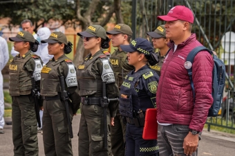 Ambulancia de parques en la localidad Rafael Uribe Uribe