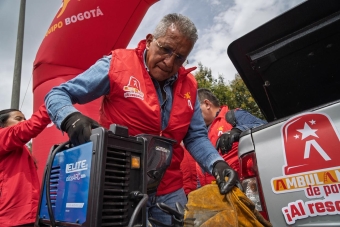 Ambulancia de parques en la localidad Rafael Uribe Uribe