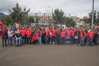 Ambulancia de parques en la localidad Rafael Uribe Uribe