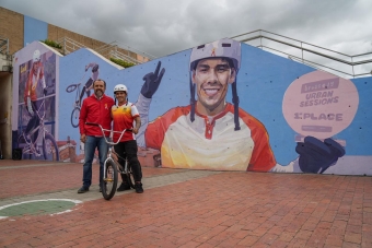 IDRD entregó mural en homenaje a Luis Rincón, referente bogotano
