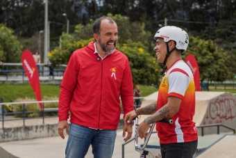 IDRD entregó mural en homenaje a Luis Rincón, referente bogotano