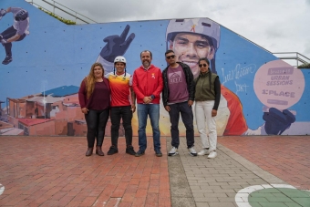 IDRD entregó mural en homenaje a Luis Rincón, referente bogotano