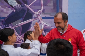 IDRD entregó mural en homenaje a Luis Rincón, referente bogotano
