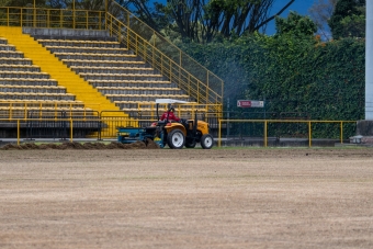 IDRD adelanta mantenimiento especializado de la grama del estadio Metropolitano de Techo