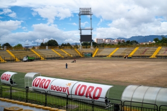 IDRD adelanta mantenimiento especializado de la grama del estadio Metropolitano de Techo