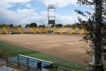 IDRD adelanta mantenimiento especializado de la grama del estadio Metropolitano de Techo