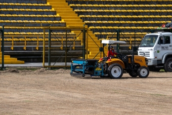 IDRD adelanta mantenimiento especializado de la grama del estadio Metropolitano de Techo