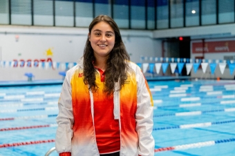 Natación con aletas en CEFE Tunal