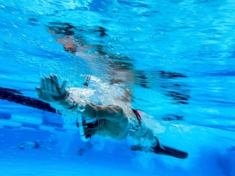 Natación con aletas en CEFE Tunal