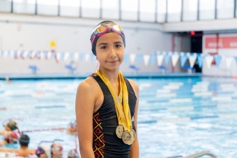 Natación con aletas en CEFE Tunal