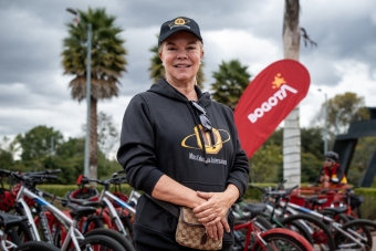 IDRD y Miss Mundo Colombia pedalearon por el bienestar y el liderazgo de las mujeres