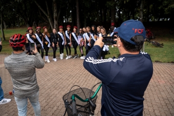 IDRD y Miss Mundo Colombia pedalearon por el bienestar y el liderazgo de las mujeres