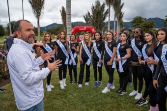 IDRD y Miss Mundo Colombia pedalearon por el bienestar y el liderazgo de las mujeres
