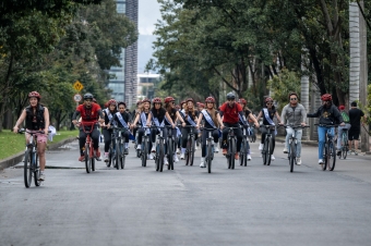 IDRD y Miss Mundo Colombia pedalearon por el bienestar y el liderazgo de las mujeres