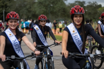 IDRD y Miss Mundo Colombia pedalearon por el bienestar y el liderazgo de las mujeres