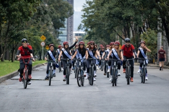 IDRD y Miss Mundo Colombia pedalearon por el bienestar y el liderazgo de las mujeres