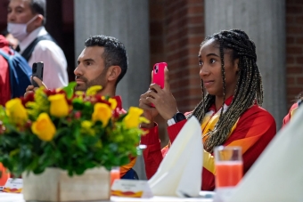 Medallistas de los Juegos Centroamericanos y del Caribe fueron homenajeados por el IDRD