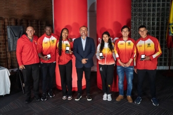 Medallistas de los Juegos Centroamericanos y del Caribe fueron homenajeados por el IDRD