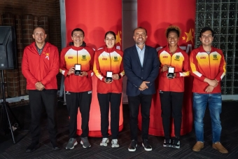 Medallistas de los Juegos Centroamericanos y del Caribe fueron homenajeados por el IDRD