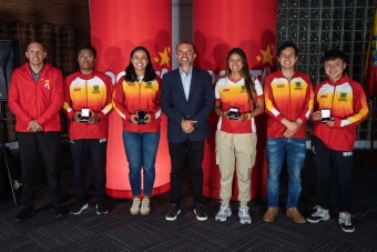 Medallistas de los Juegos Centroamericanos y del Caribe fueron homenajeados por el IDRD