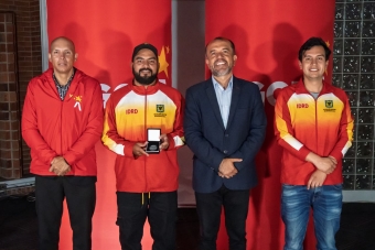 Medallistas de los Juegos Centroamericanos y del Caribe fueron homenajeados por el IDRD