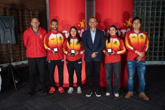 Medallistas de los Juegos Centroamericanos y del Caribe fueron homenajeados por el IDRD