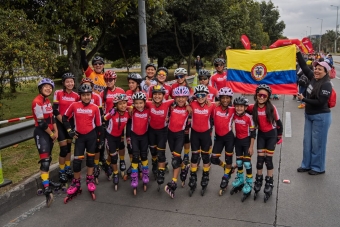 1.320 patinadores hicieron historia en Bogotá y rodaron por Colombia