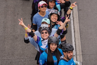 1.320 patinadores hicieron historia en Bogotá y rodaron por Colombia