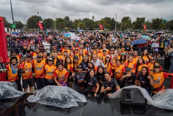 1.320 patinadores hicieron historia en Bogotá y rodaron por Colombia