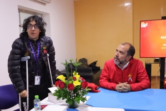 Varios deportistas estuvieron en la posesión de los miembros de la Comisión de Atletas del Equipo Bogotá