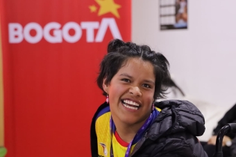 Varios deportistas estuvieron en la posesión de los miembros de la Comisión de Atletas del Equipo Bogotá