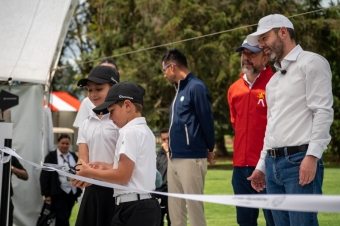 Bogotá le da un nuevo impulso a la práctica del golf público en el parque La Florida