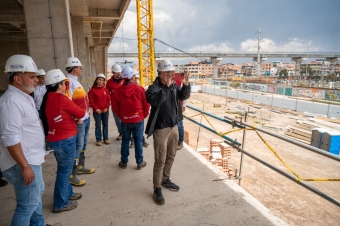 Avanza la Casa del Deporte en el suroccidente de Bogotá: velódromo de Gibraltar llega al 65 % y CEFE de Alto Rendimiento, al 75 %