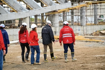 Avanza la Casa del Deporte en el suroccidente de Bogotá: velódromo de Gibraltar llega al 65 % y CEFE de Alto Rendimiento, al 75 %