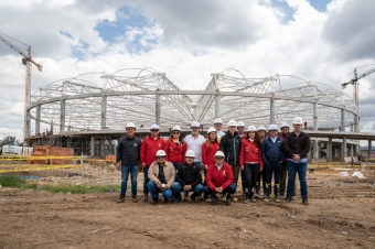Avanza la Casa del Deporte en el suroccidente de Bogotá: velódromo de Gibraltar llega al 65 % y CEFE de Alto Rendimiento, al 75 %