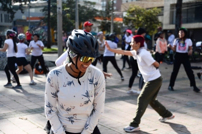 Mujer en actividad física