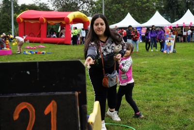 Actividad recreativa en parque