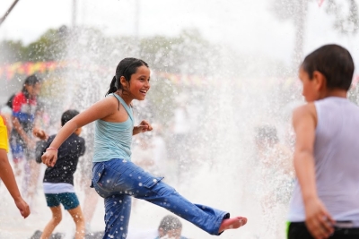 ¡La fuente del Parque de los Niños y las Niñas vuelve a encender la alegría!