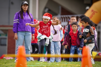 Niños en actividad recreativa