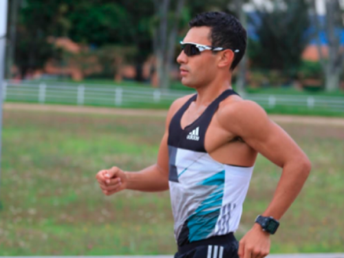 Atleta corre